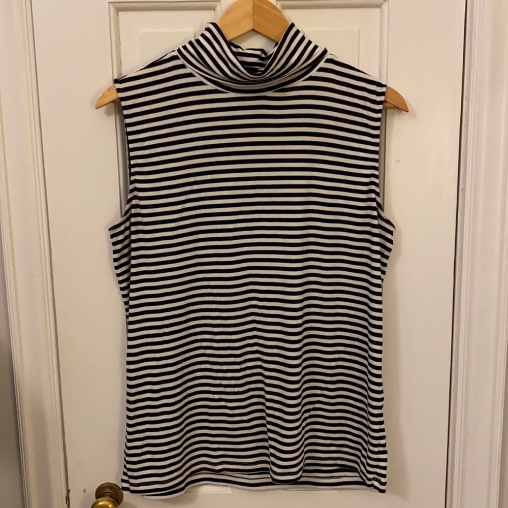Ann Taylor sleeveless turtleneck